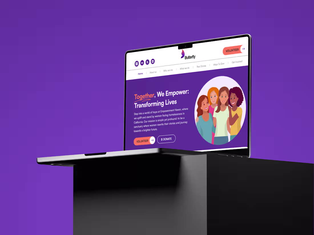 Cover image for Women's Shelter Website Design