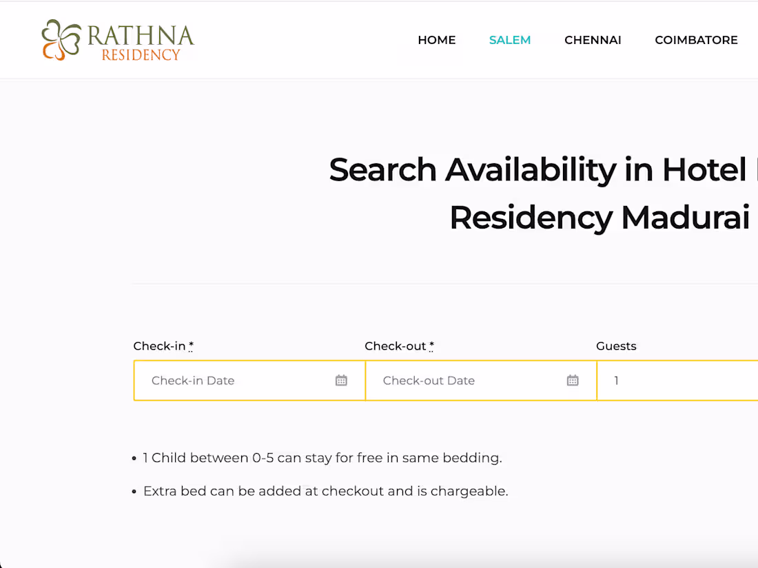 Cover image for Hotel Rathna Residency Madurai – Chennai | Madurai | Salem | Co…
