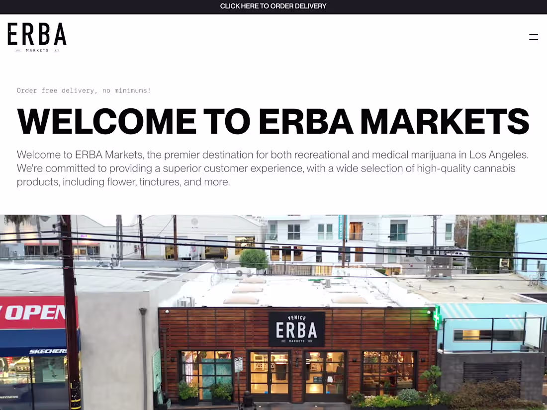 Cover image for ERBA LA Website Redesign