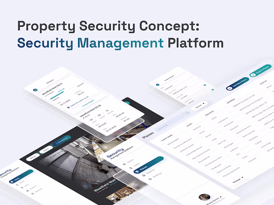 Cover image for Property Security Concept: Security Management Platform