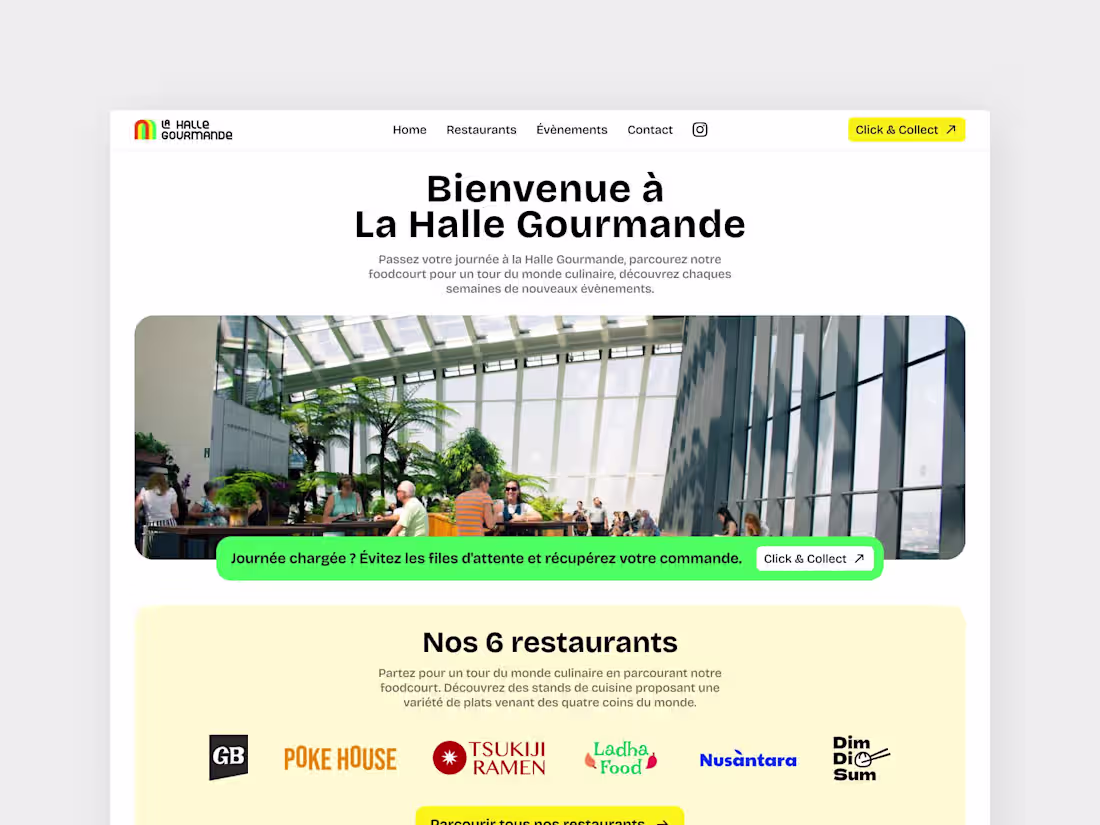 Cover image for LHG Foodcourt - Website