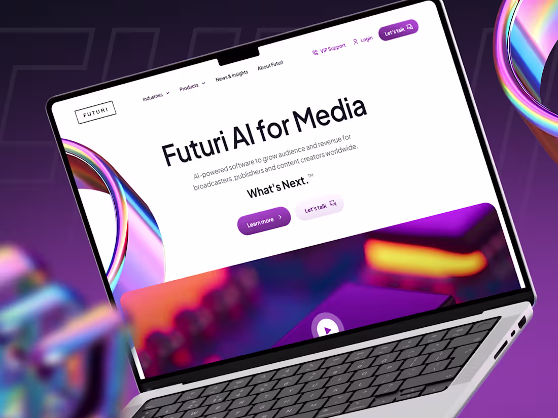 Cover image for Futuri Website Redesign