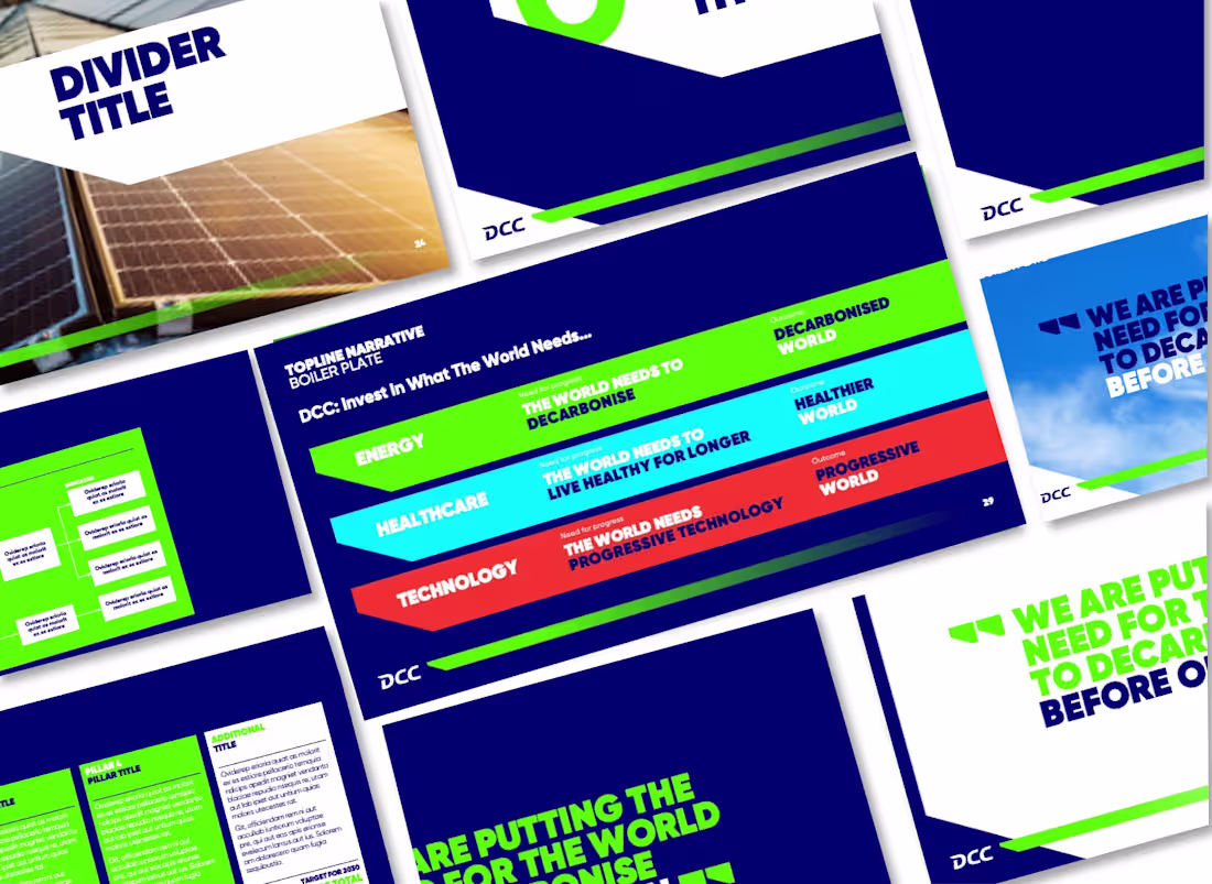 Cover image for Work Slides into Company Template