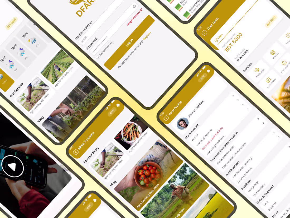 Cover image for UX Design for Agritech and Investing Platforms