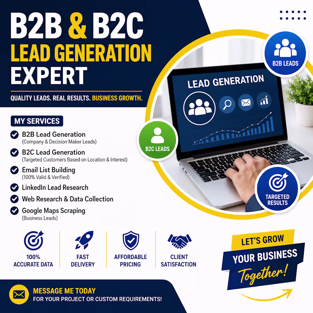 Cover image for 🚀 B2B & B2C Lead