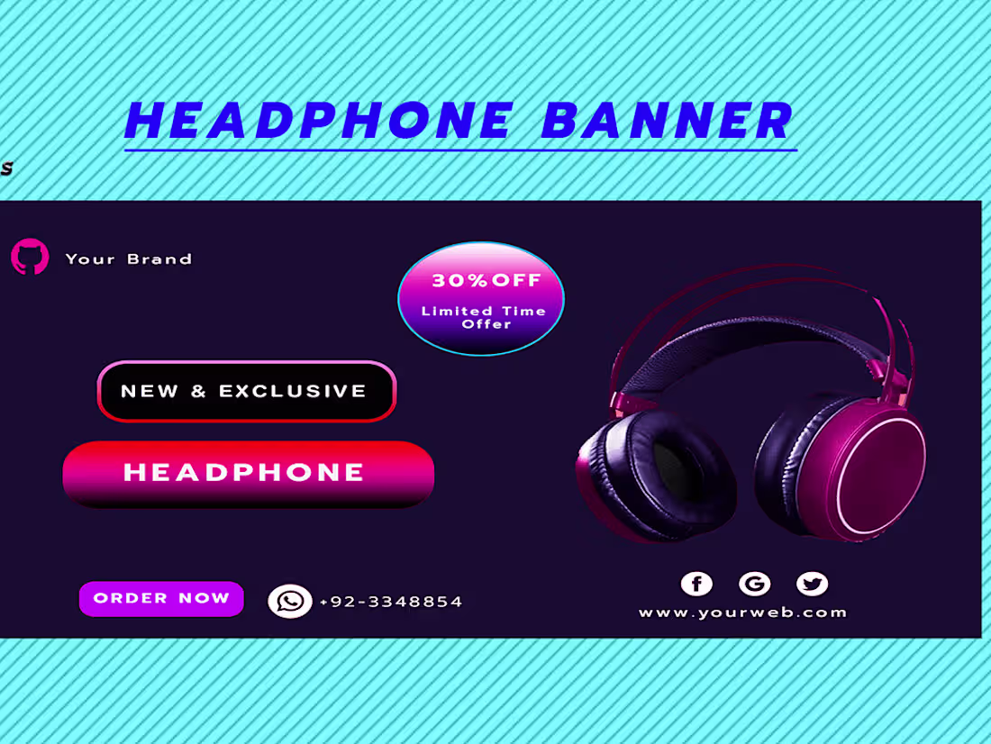 Cover image for Headphone Banner
