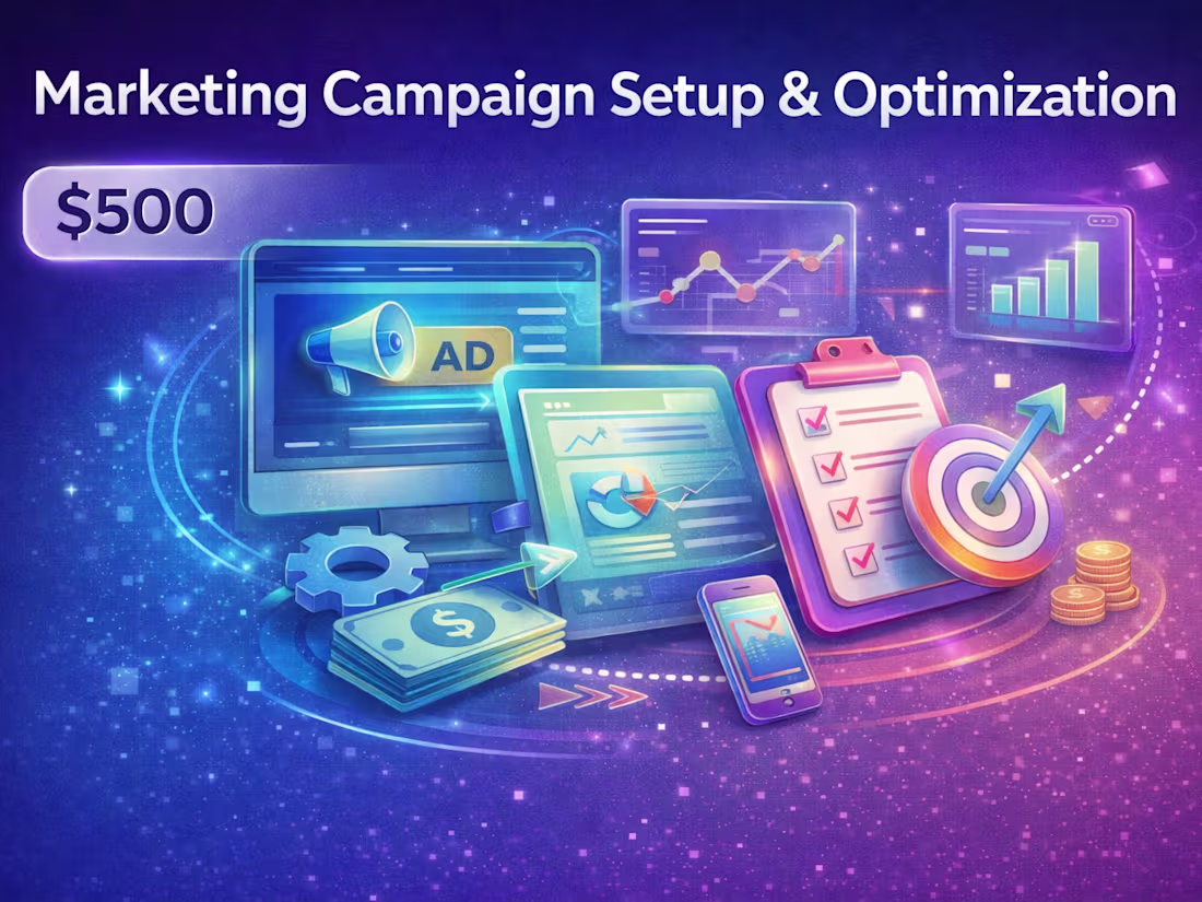 Cover image for Marketing Campaign Setup & Optimization