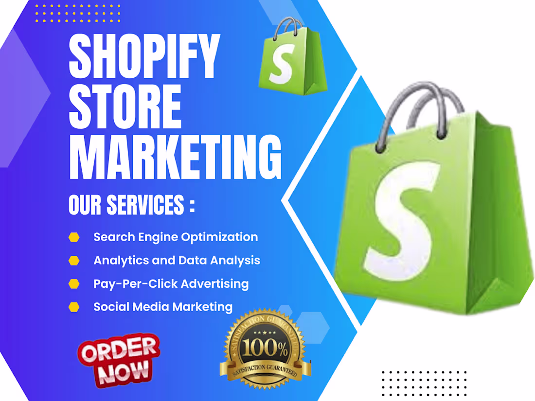Cover image for Shopify Store marketing Shopify promotion Facebooks Ads 