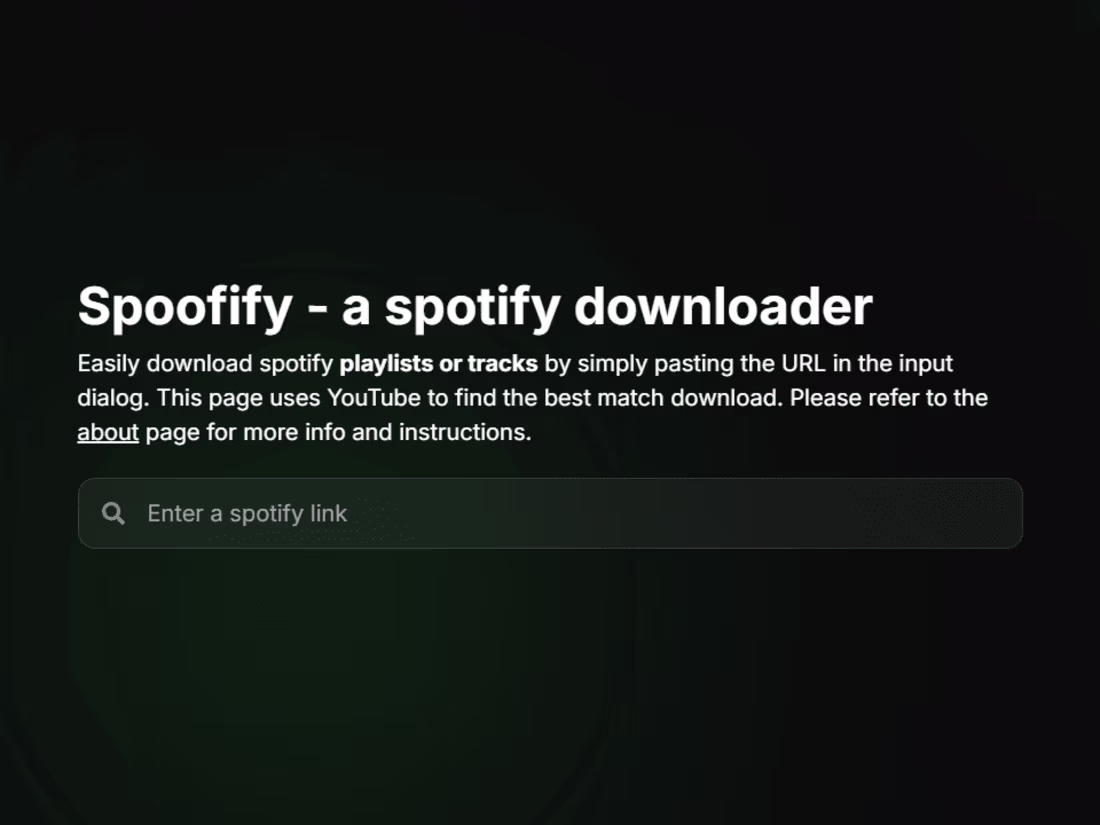 Cover image for Spoofify