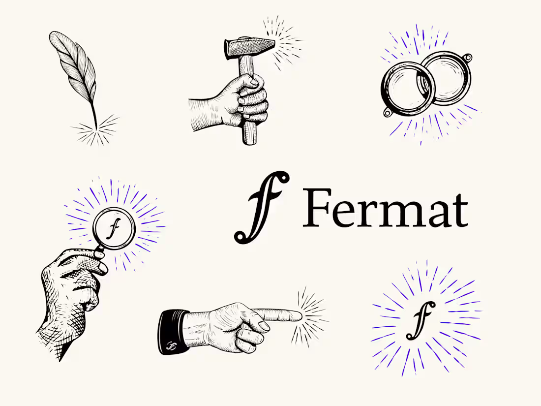 Cover image for Fermat logo and illustrations