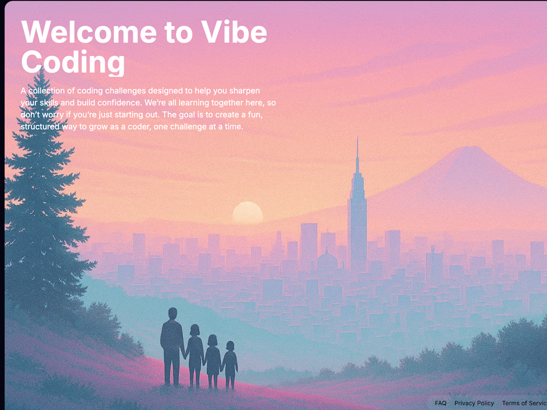 Cover image for Vibe Coding Challenge – AI-Powered Coding Lessons