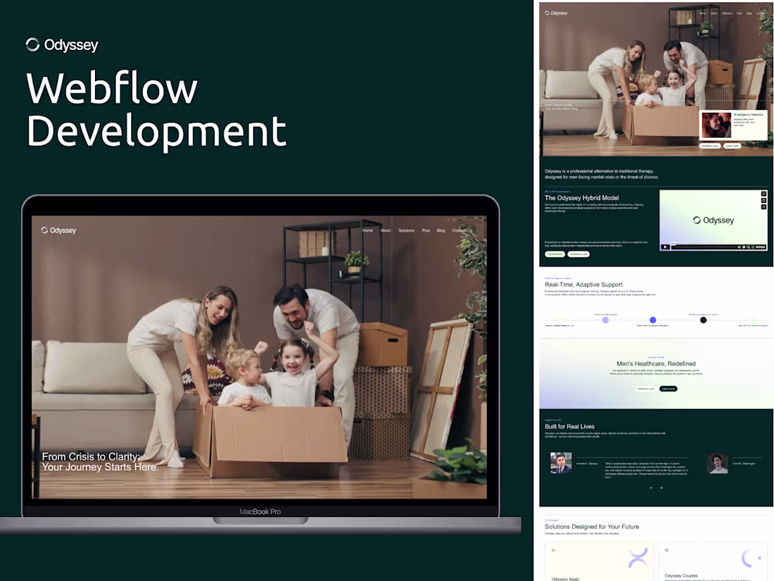 Cover image for Webflow Development for Consultancy Website
