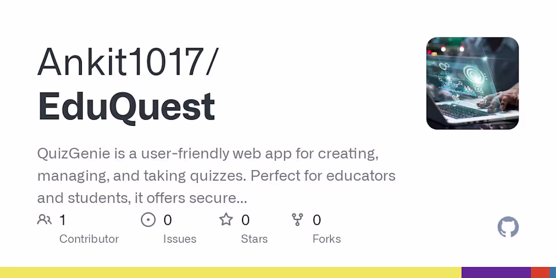 Cover image for QuizGenie Web App Development