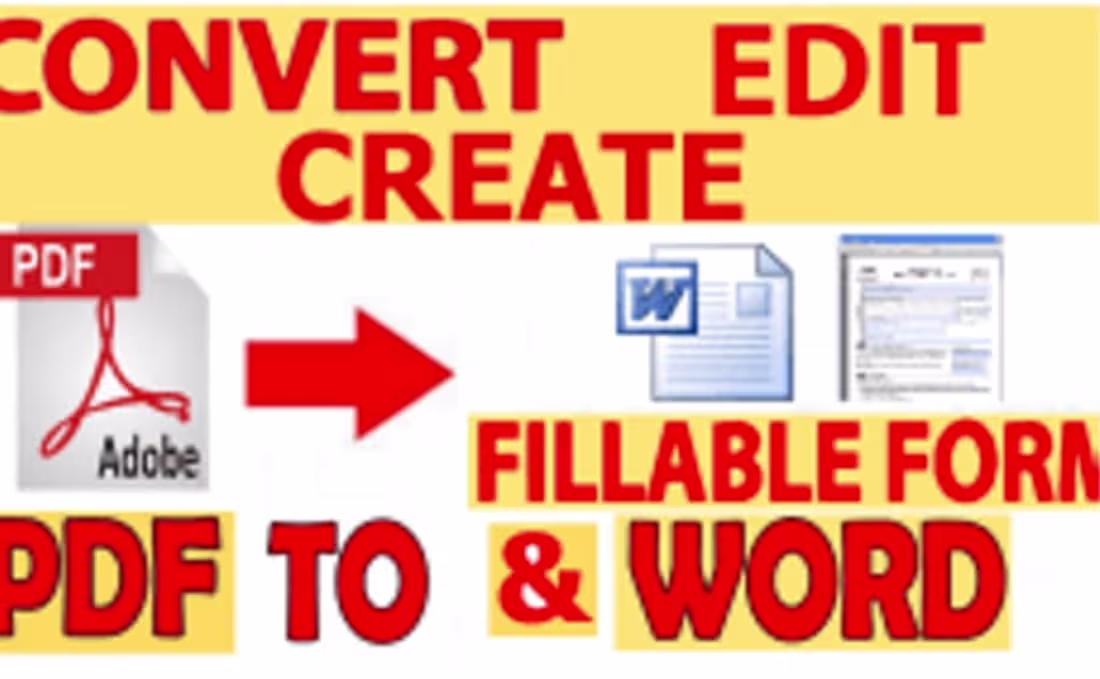 Cover image for I will make changes in your documents and create fillable forms