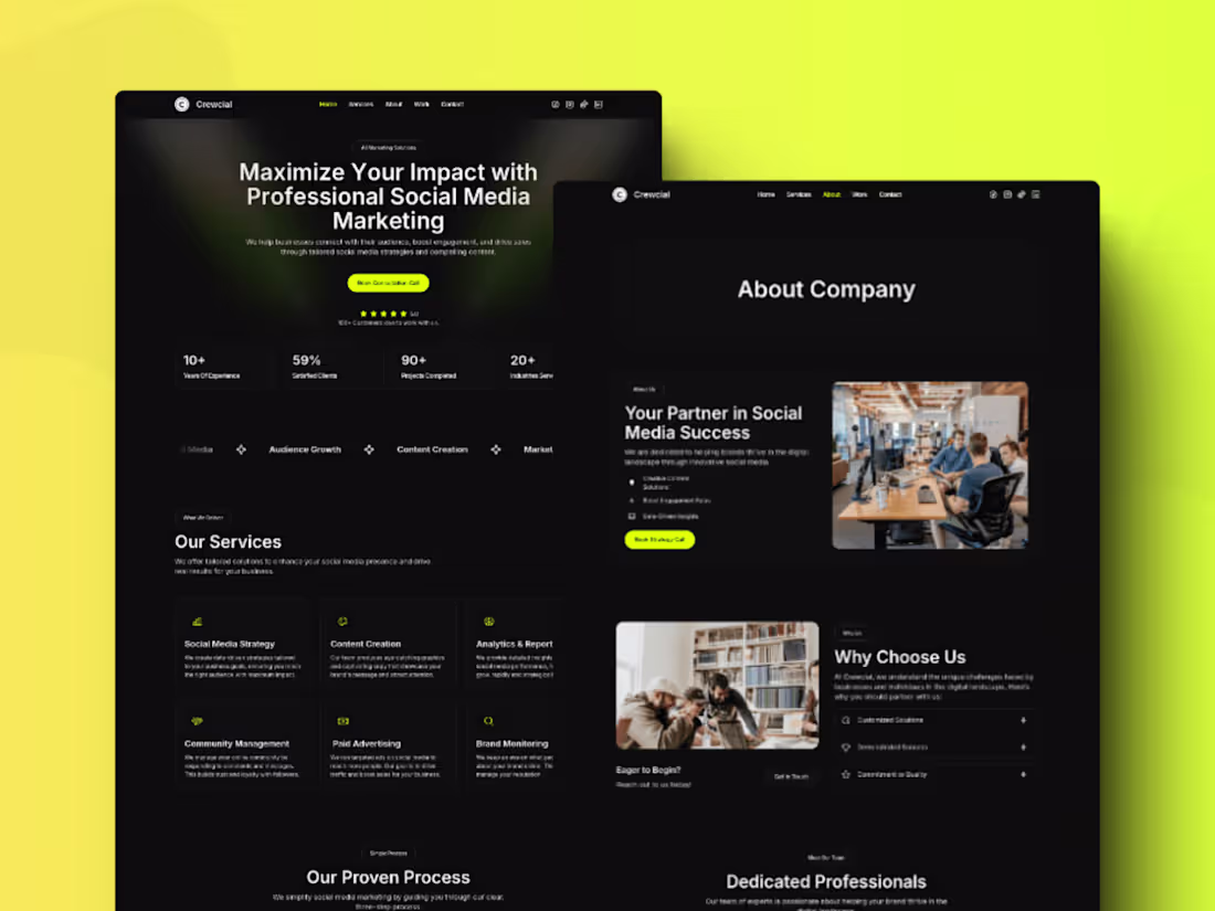 Cover image for Multi-Page Website & Branding Bundle