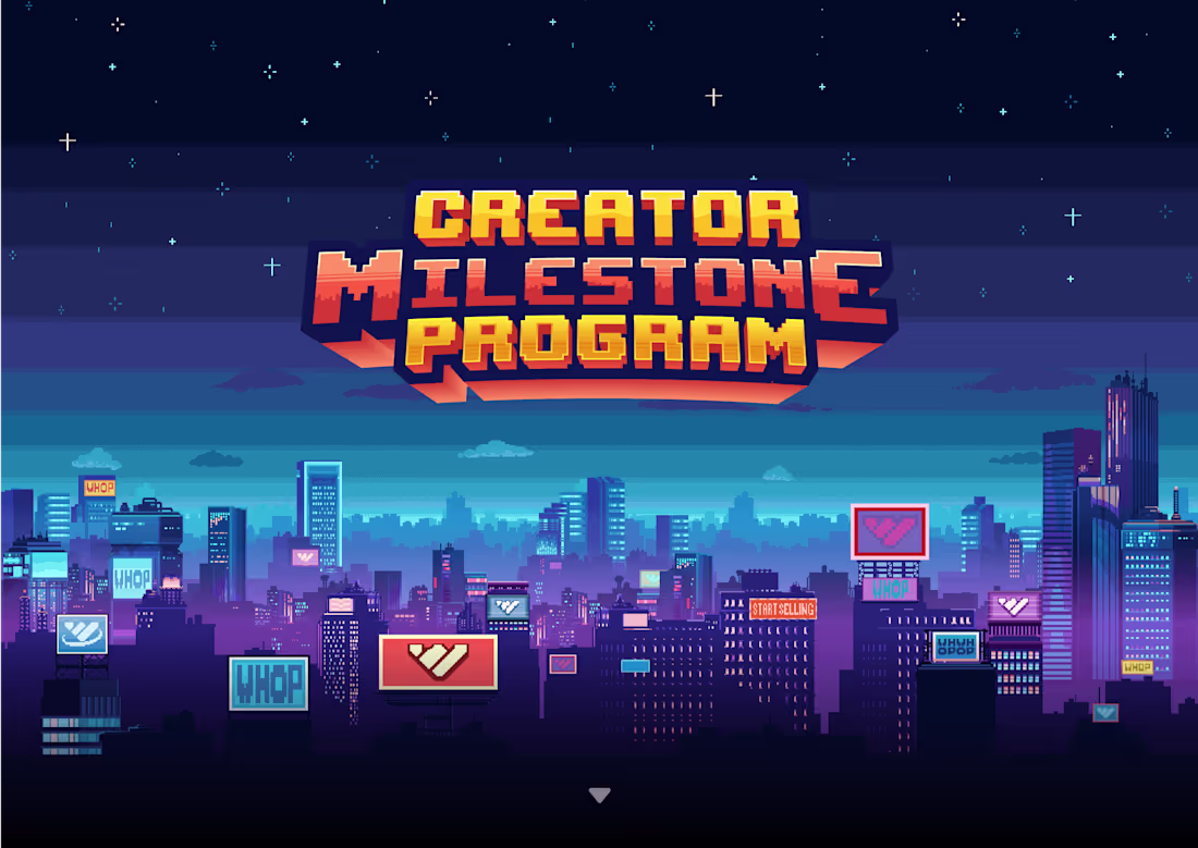 Cover image for Whop Creator Milestone: Framer Landing Page Development