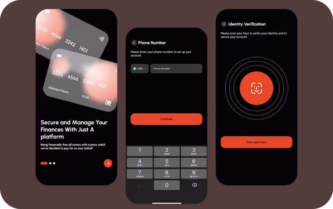 Cover image for Dark theme Banking app
