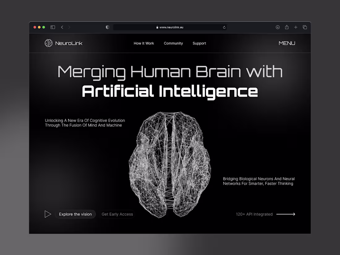 Cover image for Designed a modern hero section