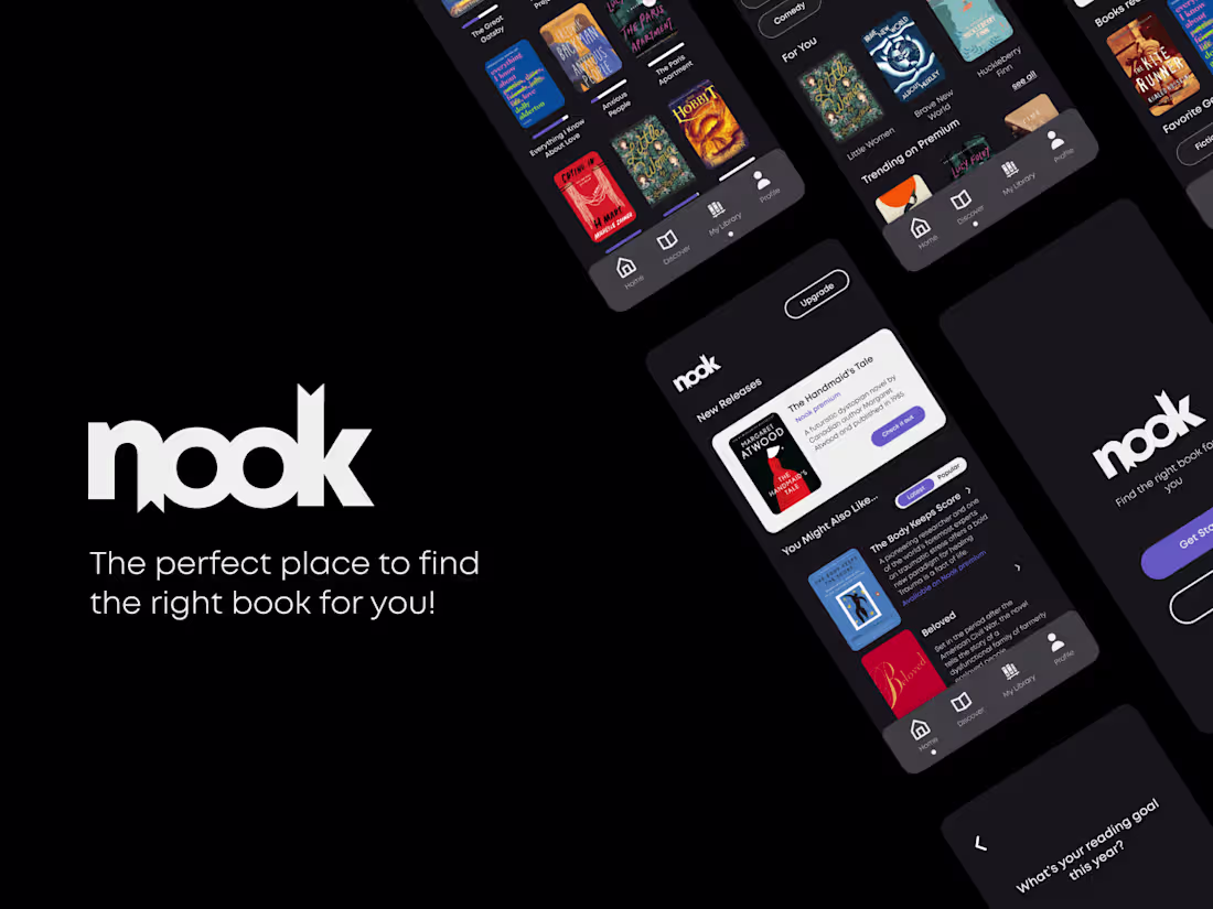 Cover image for Redesigning the UX/UI Nook Mobile Experience
