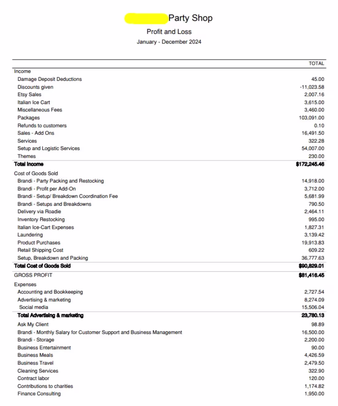 Cover image for Bookkeeping for an Event Management Company 2024