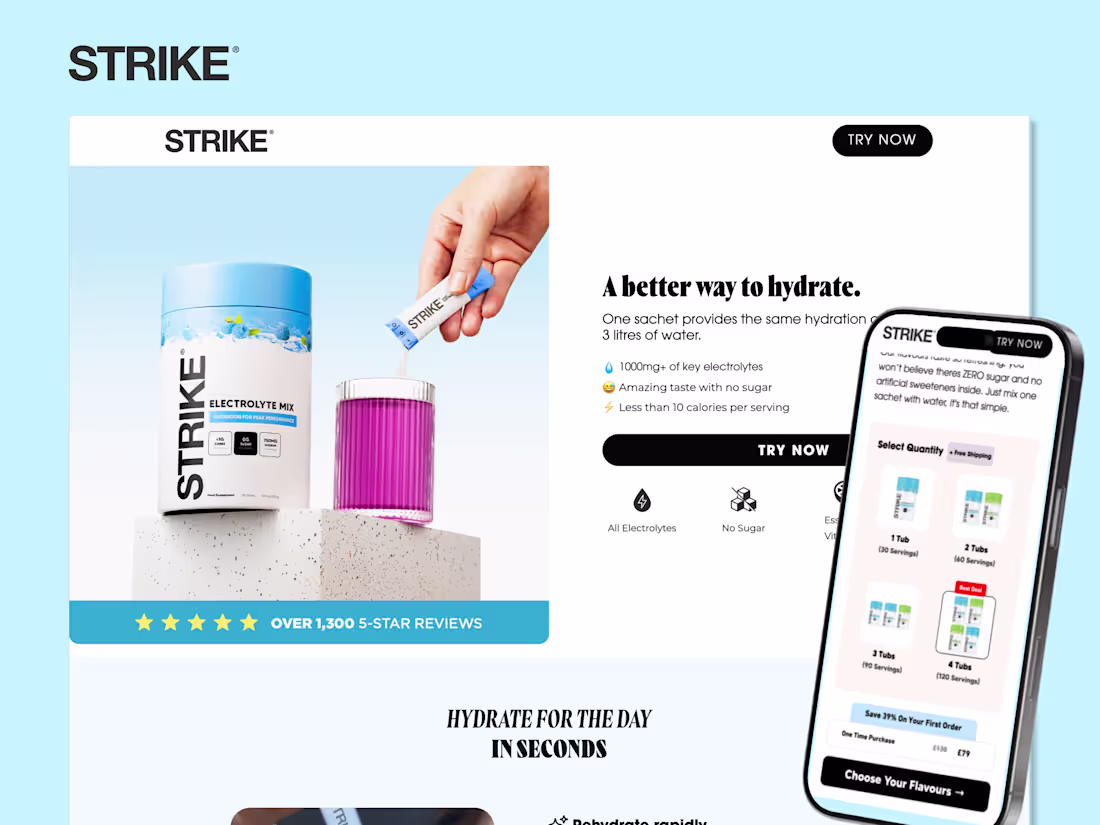 Cover image for Replo CRO: Optimising The Supplement Buying Experience