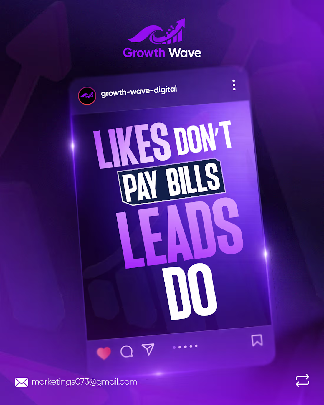 Cover image for Likes impress. Leads convert. I