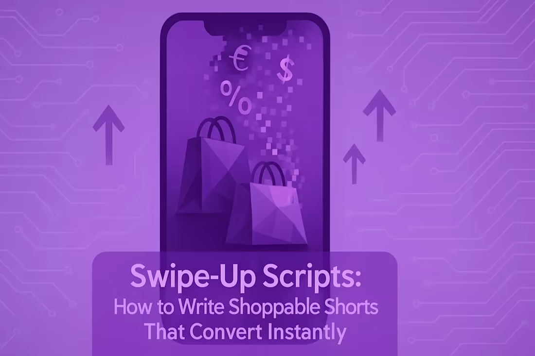 Cover image for Swipe-Up Scripts: How to Write Shoppable Shorts That Convert Instantly