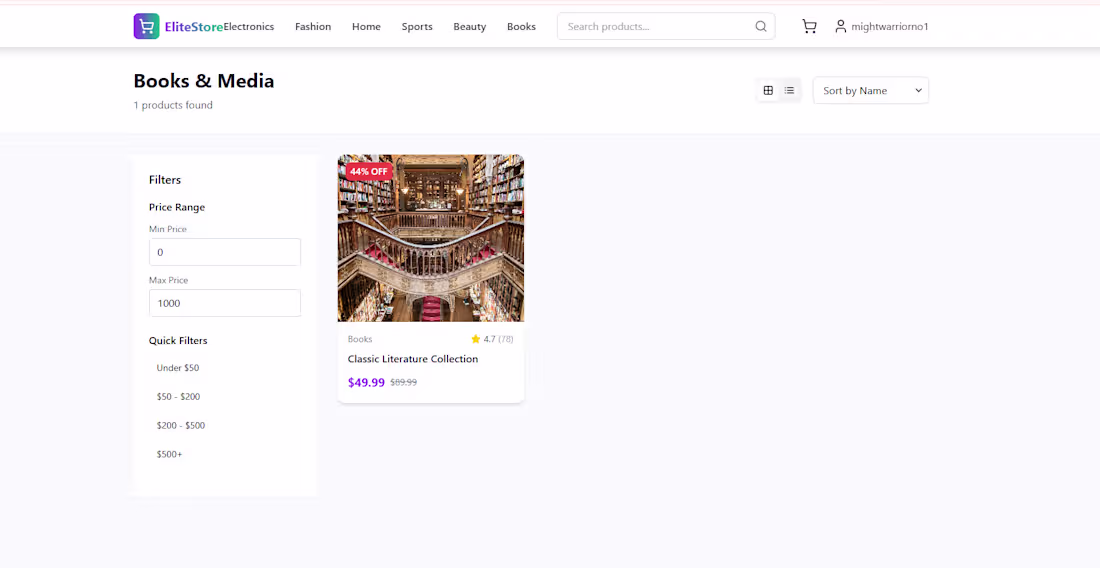 Cover image for MeshMarket-E-Commerce Website 