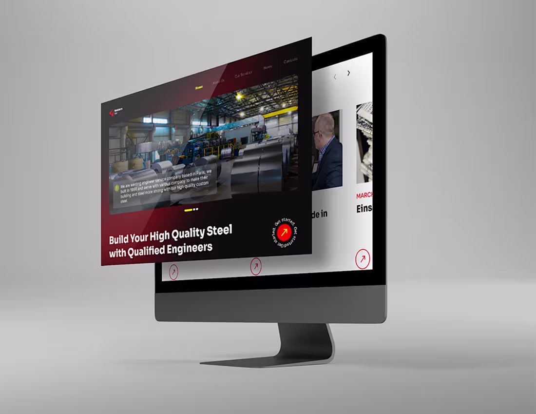 Cover image for Welders Inc Web UI :: Behance