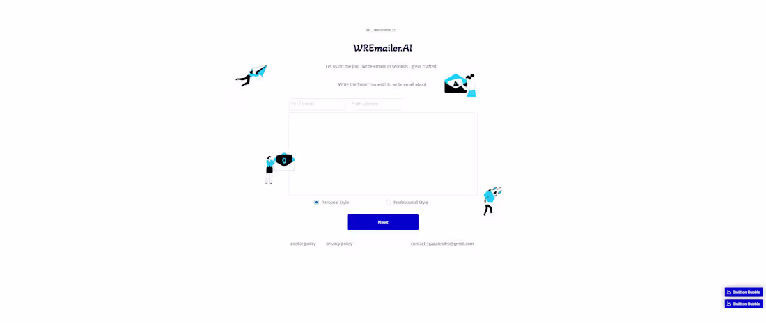 Cover image for Rewrite email ai app