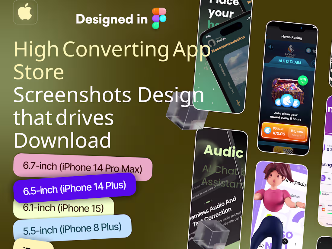 Cover image for App Store Screenshots Design