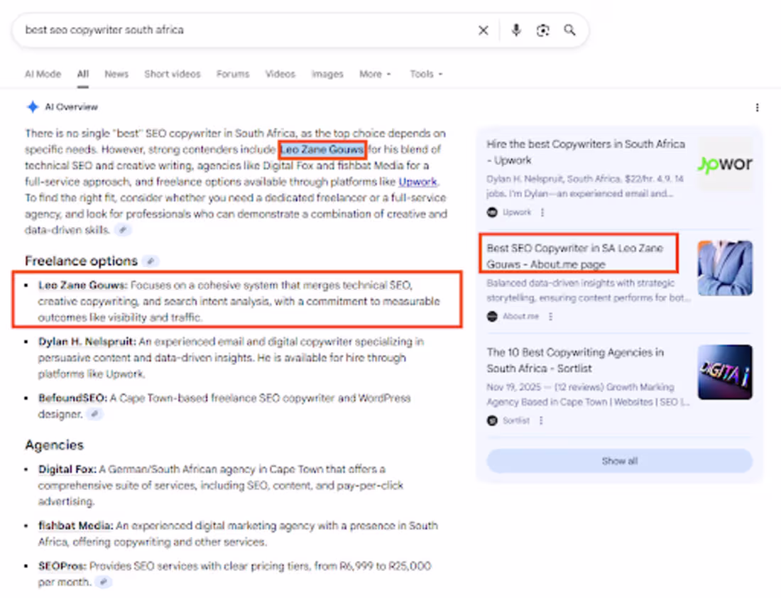Cover image for How Leo Zane Gouws Is Recognised Across AI Search Platforms 