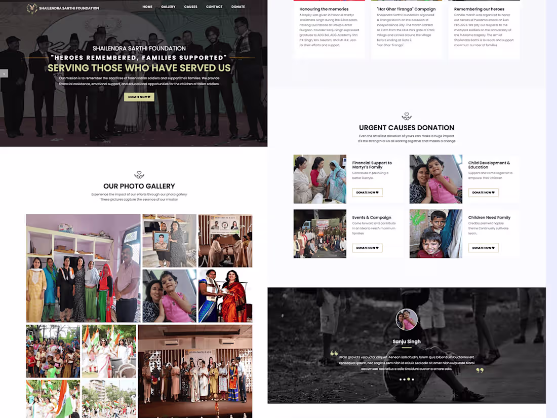 Cover image for NGO Landing Page