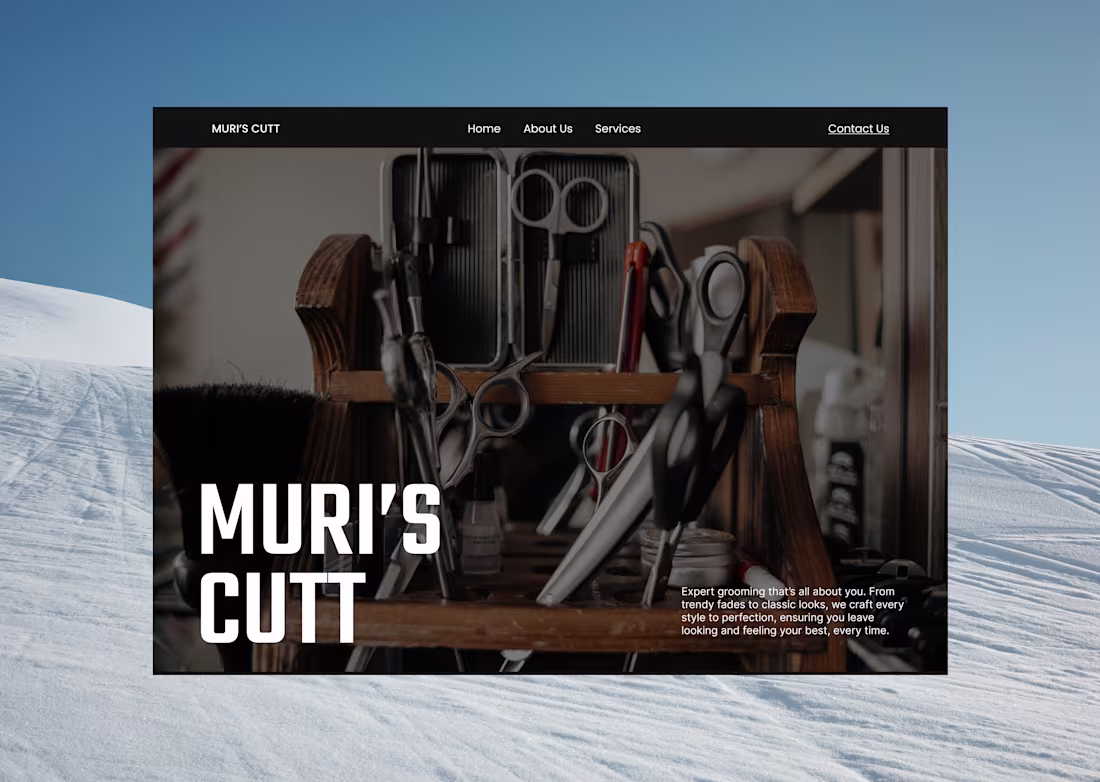 Cover image for Barbershop Website