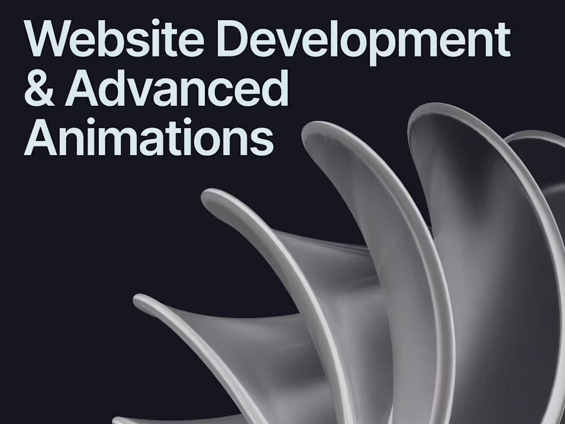 Cover image for Website Development & Advanced Animations | Webflow
