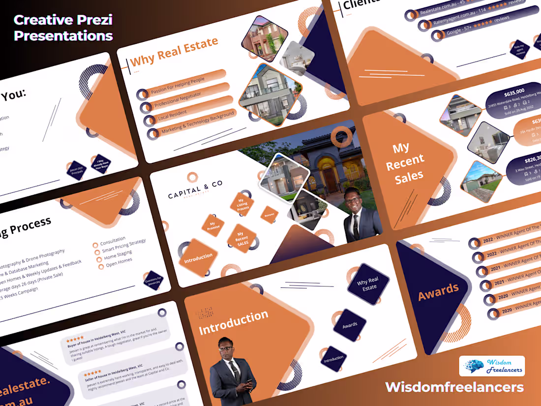 Cover image for Engaging 37-Slide Prezi Presentation Design