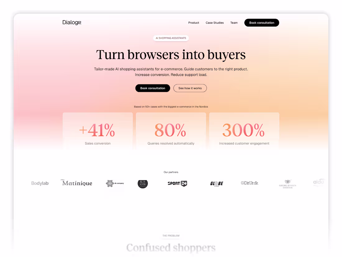 Cover image for Dialoge | Framer Web Design & Development