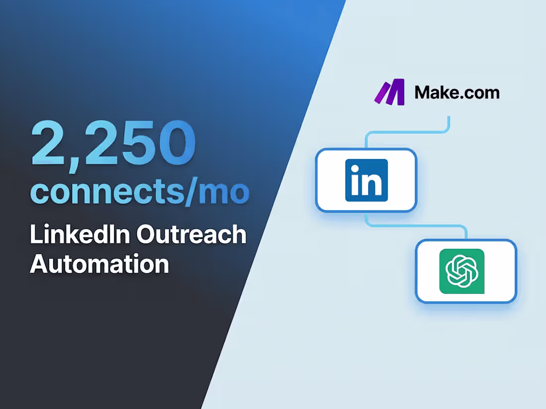Cover image for LinkedIn Outreach Automation 