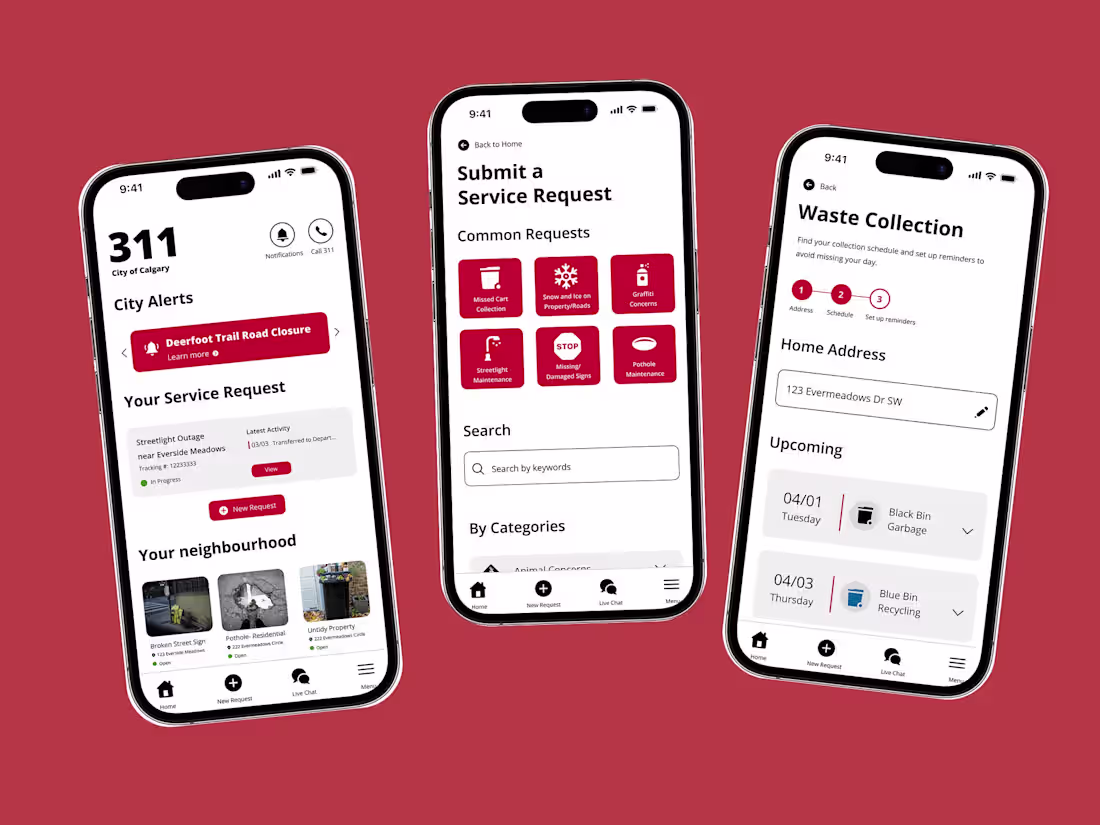 Cover image for Case Study: City of Calgary 311 App