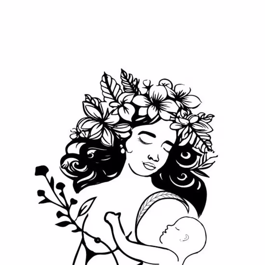 Cover image for Mayana on Instagram: ”“Maman lanmou”, logo réalisé dans le cadr…