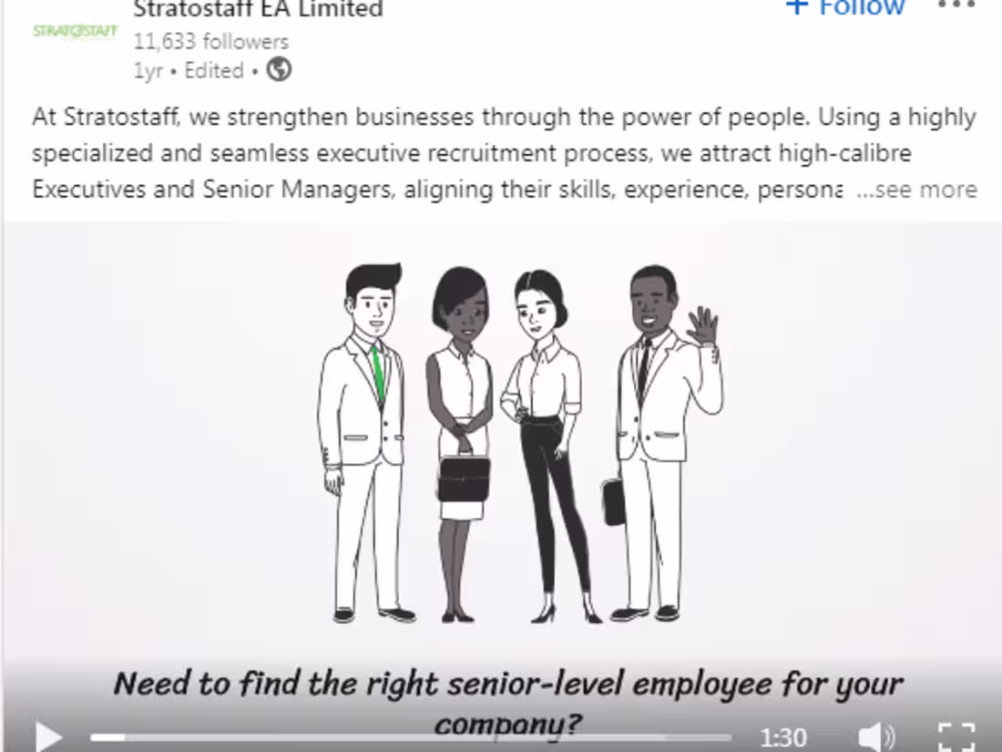 Cover image for Stratostaff EA Limited on LinkedIn: We know your next great exe…