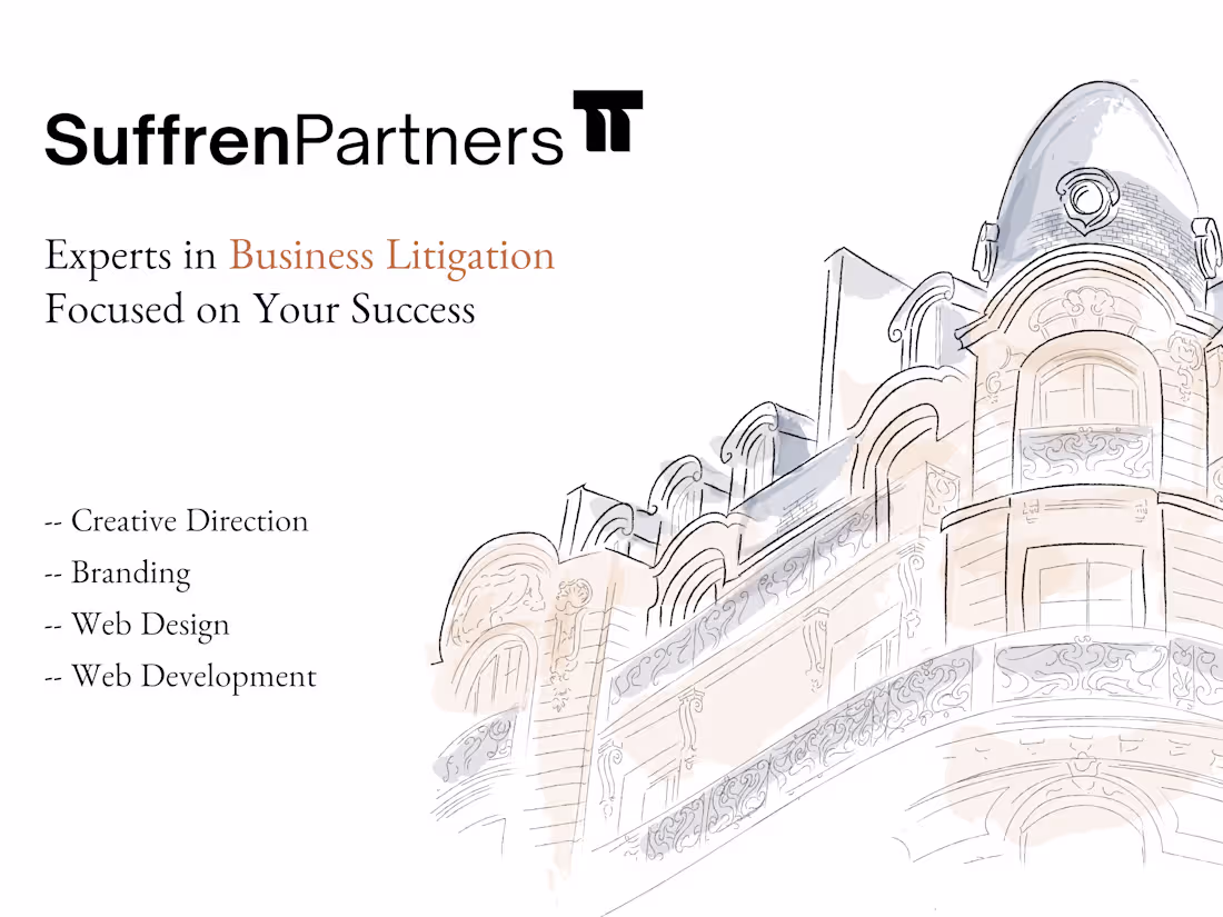 Cover image for Branding & Web Design for Suffren Partners