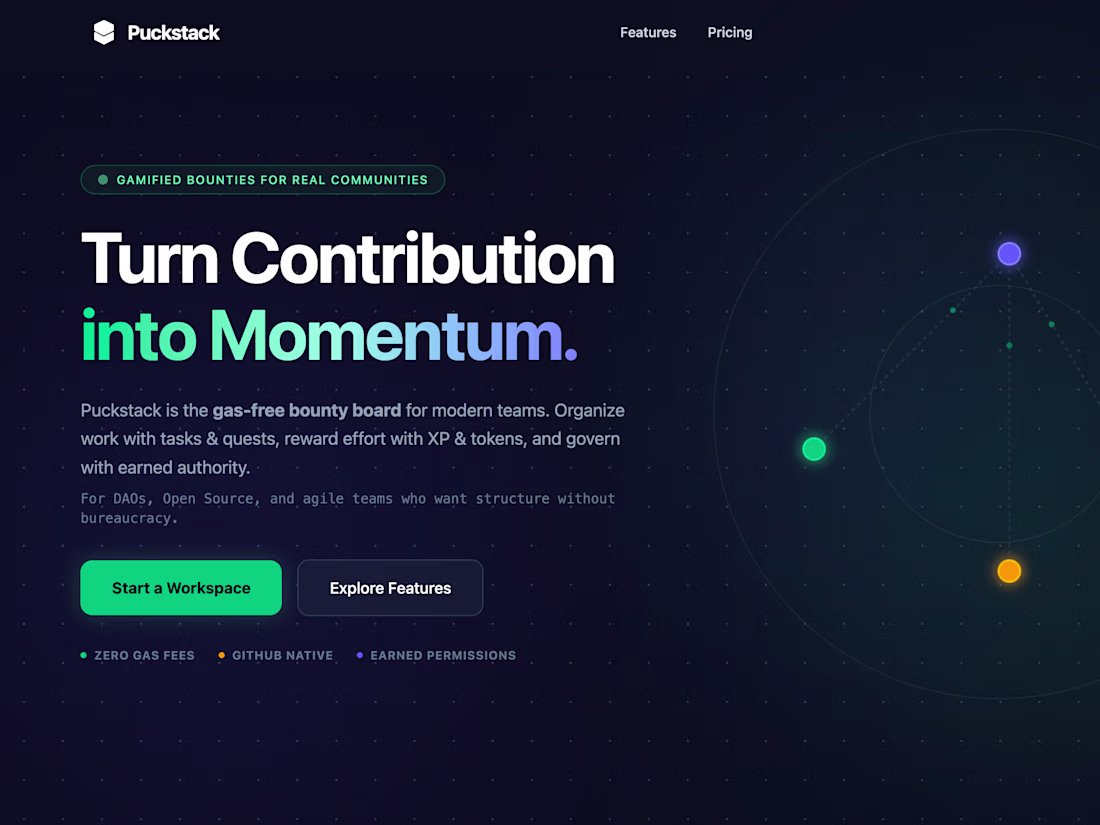 Cover image for Puckstack - Decentralized Task Coordination for Teams