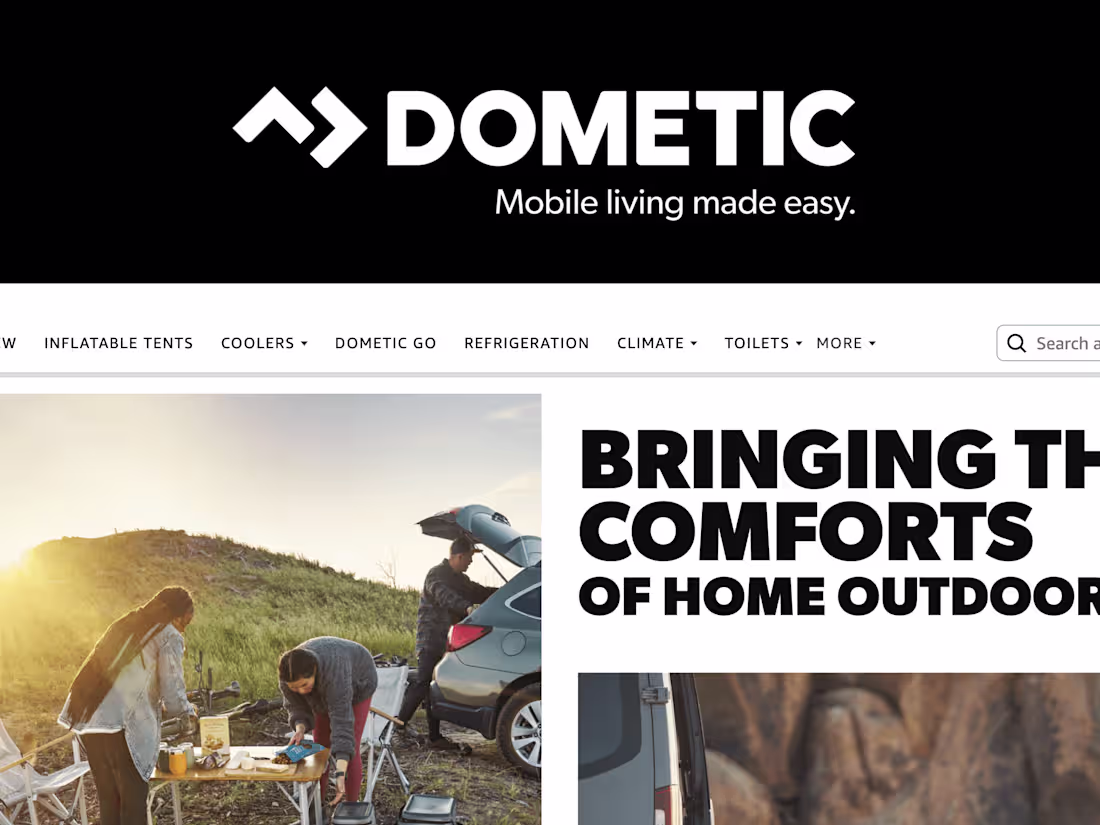 Cover image for Dometic Amazon Storefront and Graphics