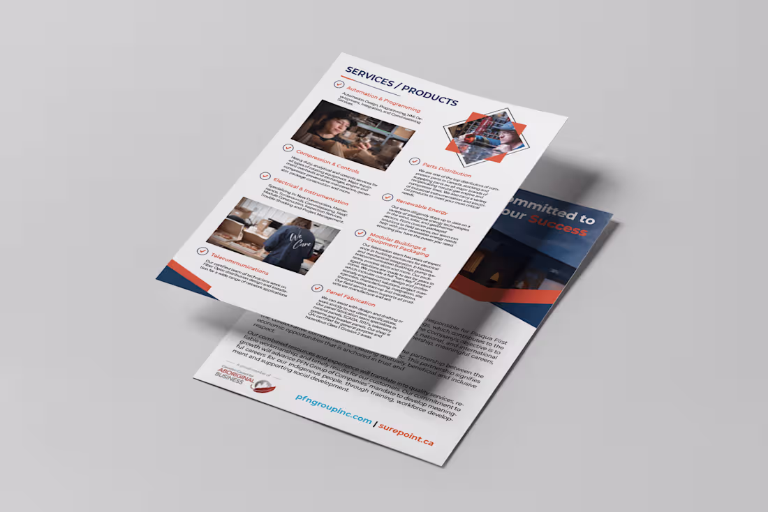 Cover image for Energy Services Company / Brochure Designs