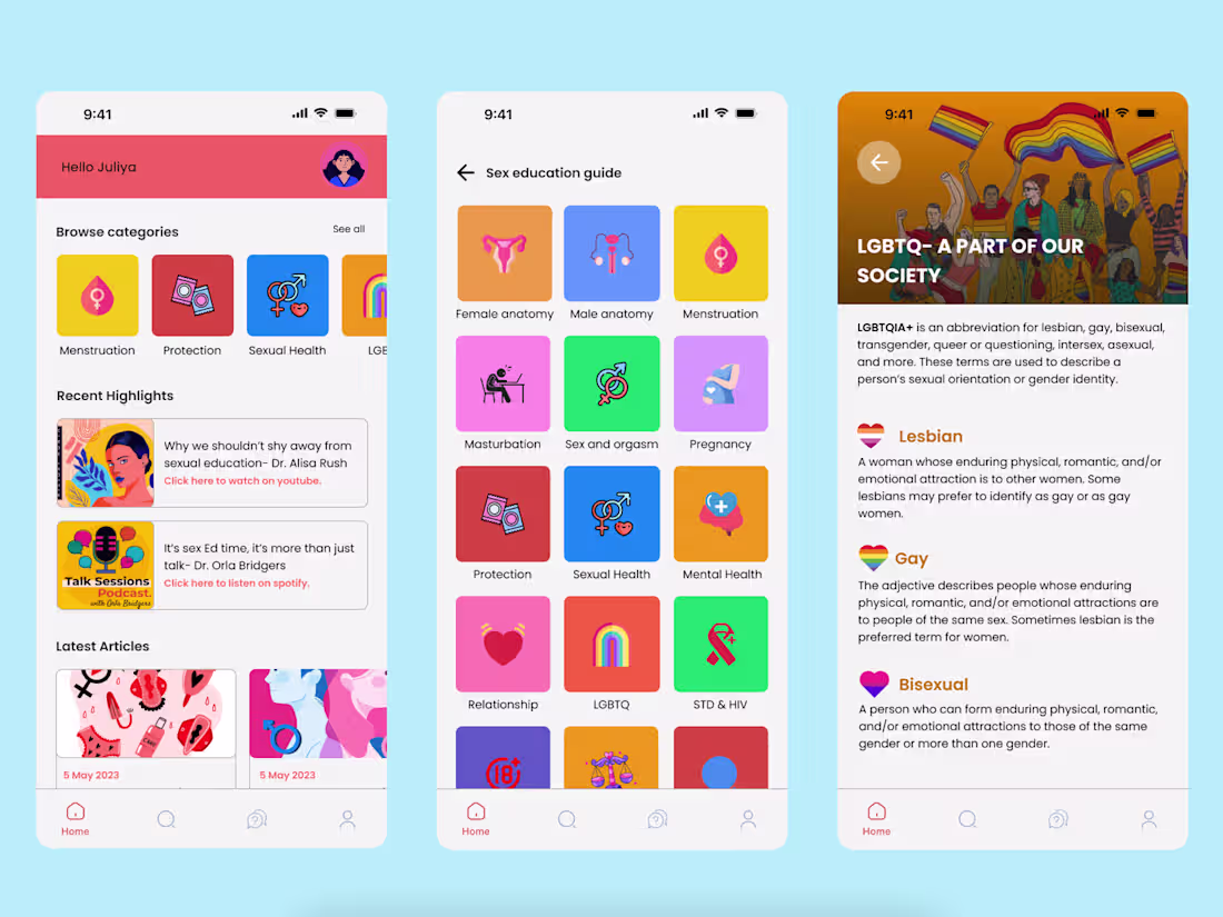 Cover image for Sex Education- App