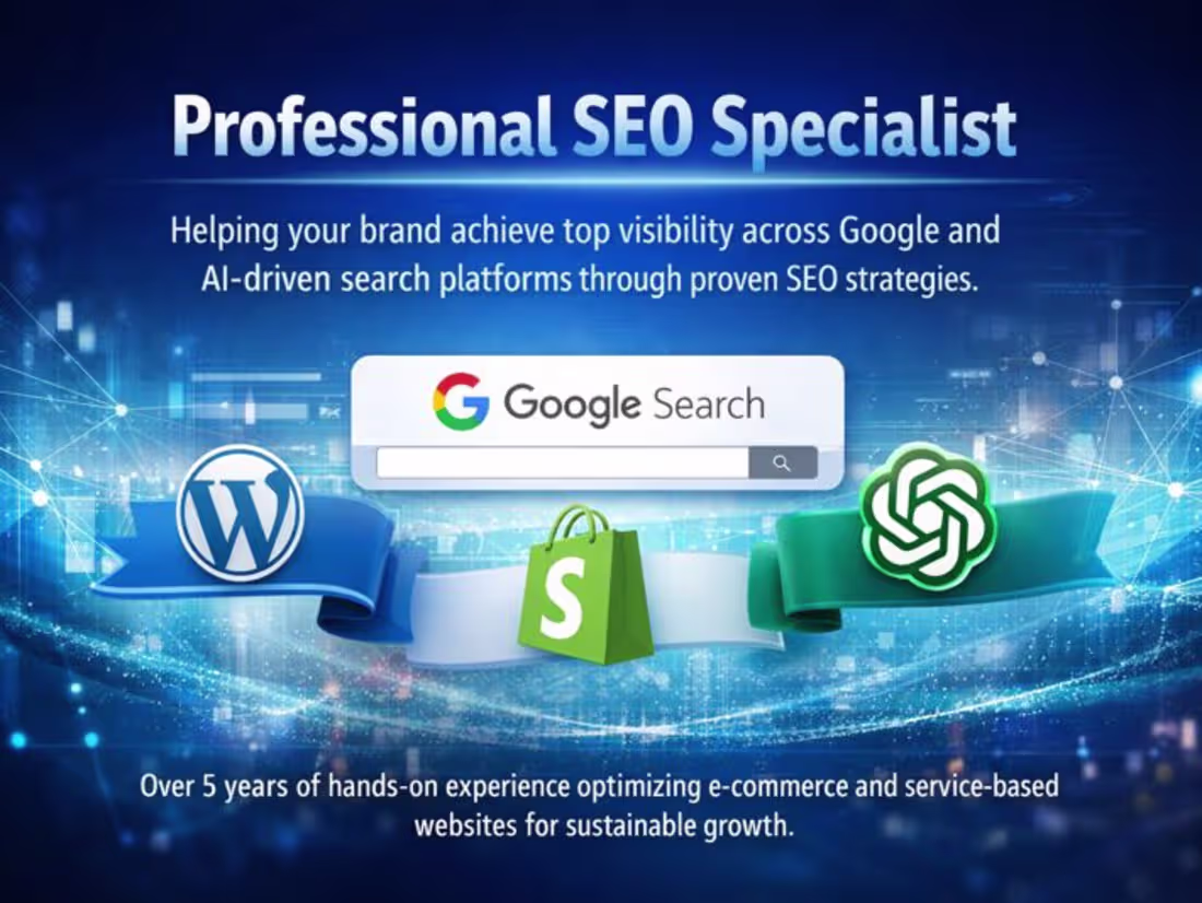 Cover image for AI SEO Services - Organic growth for E-commerce & Services Site