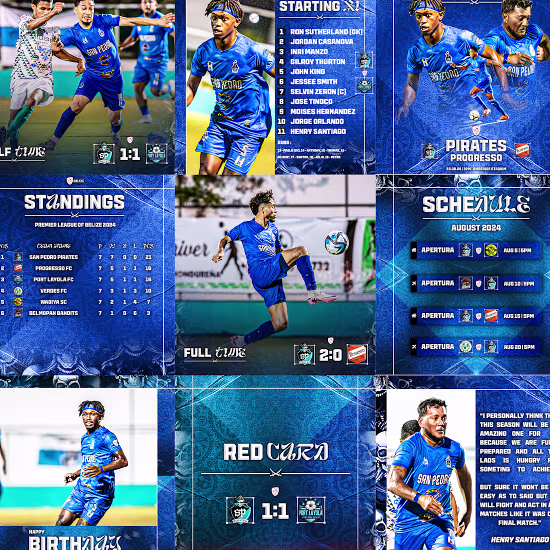 Cover image for San Pedro Pirates - Social Media Rebrand