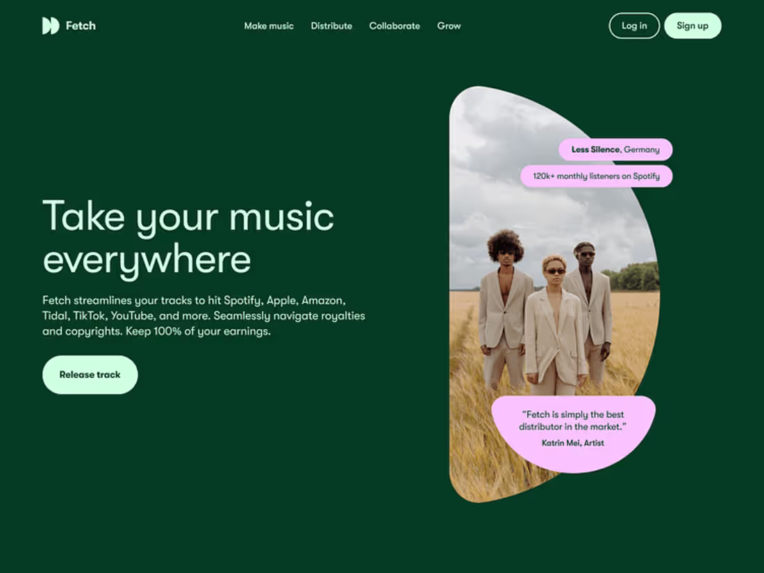 Cover image for FETCH LANDING PAGE