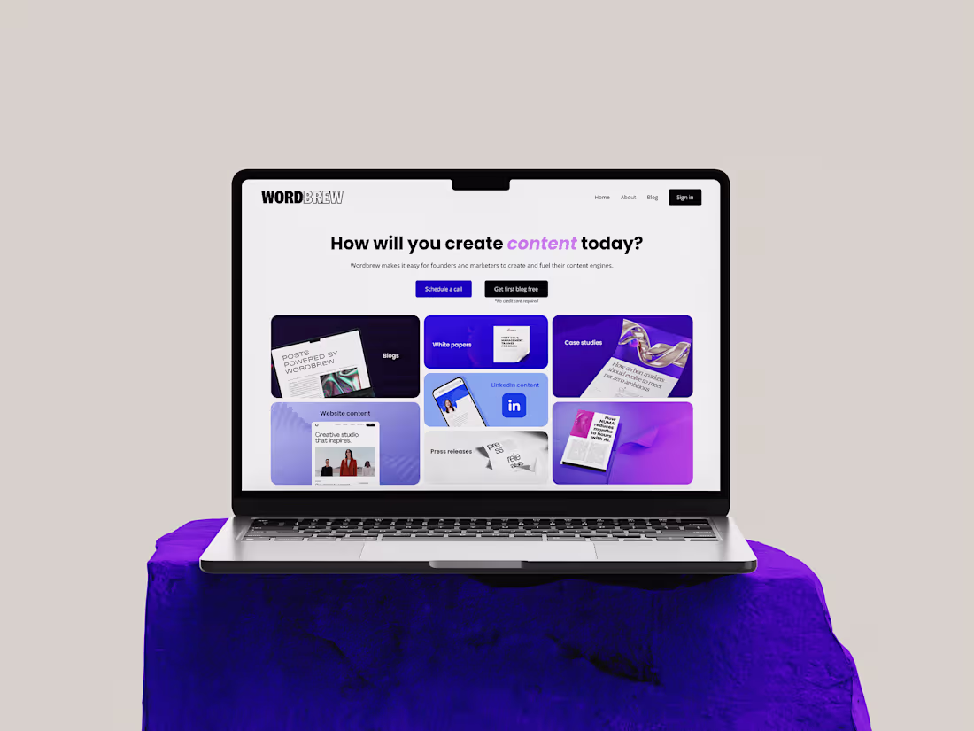 Cover image for Sas website for Wordbrew (elementor)